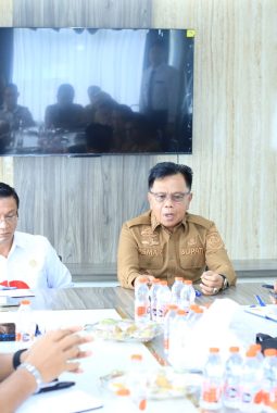 Bupati Asmar Pimpin Rakor Lintas Instansi, Dorong Akses Langsung Meranti–Malaysia dari Rangsang