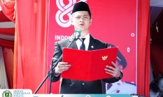 Wakil Ketua II DPRD Bengkalis Bacakan Teks Proklamasi di Bathin Solapan